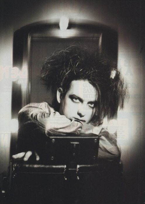 Photo of Robert Smith of The Cure