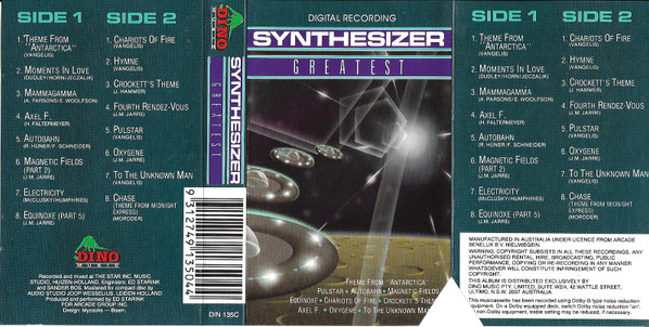 Synthesizer Greatest album cover